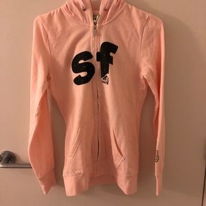 Roxy San Francisco pink hoodie